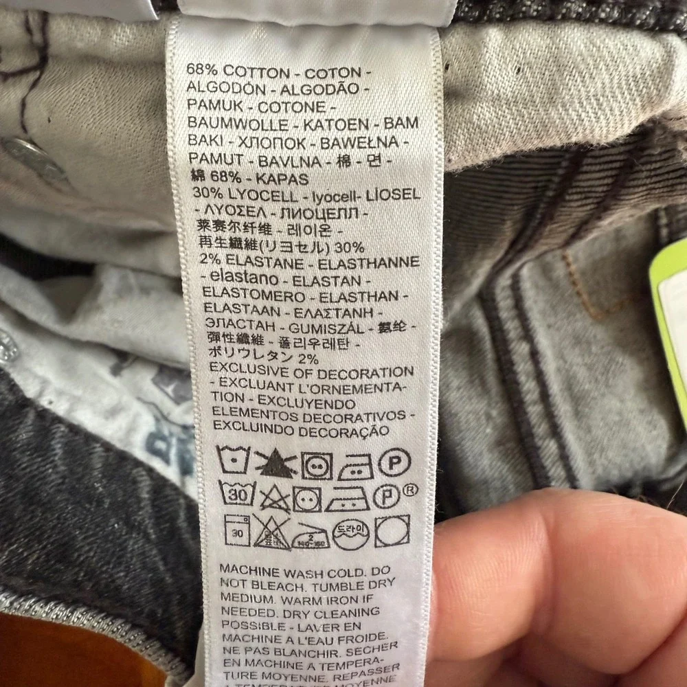 Levis your measurements cut